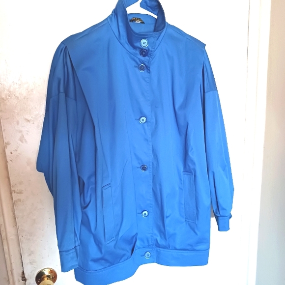 Vintage blue jacket size M - Picture 4 of 7